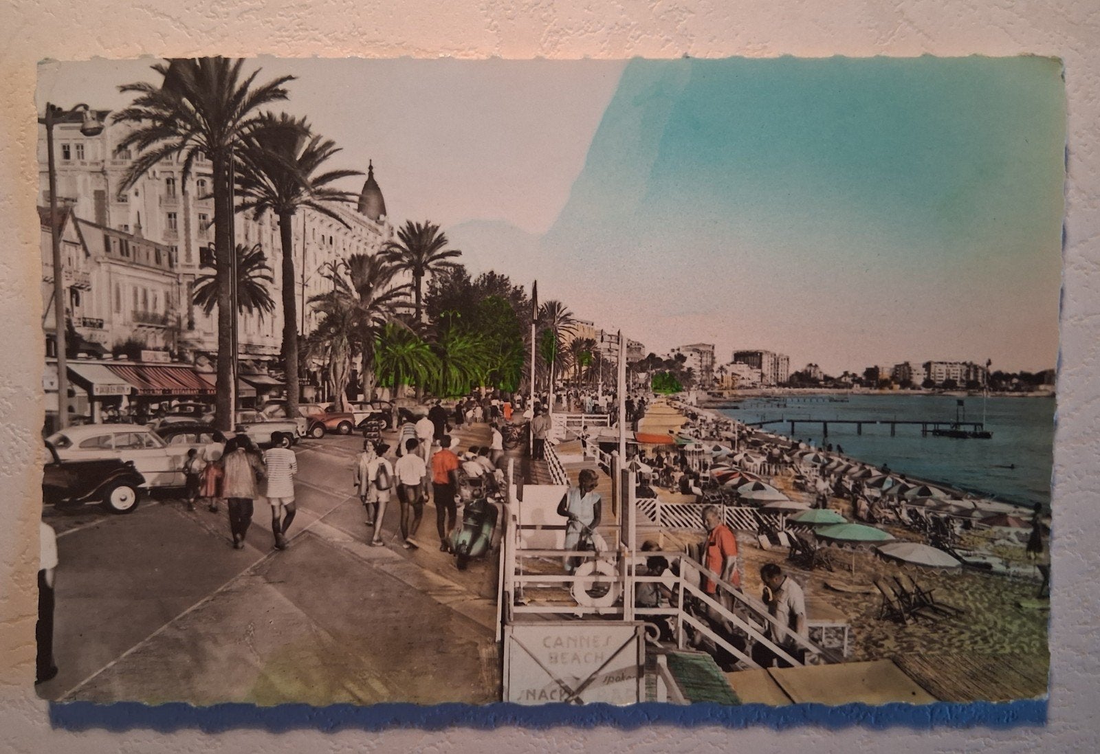 postkaart La Promenade de la Croissette in Cannes, Verzamelen, Postkaarten | Buitenland, Ophalen of Verzenden
