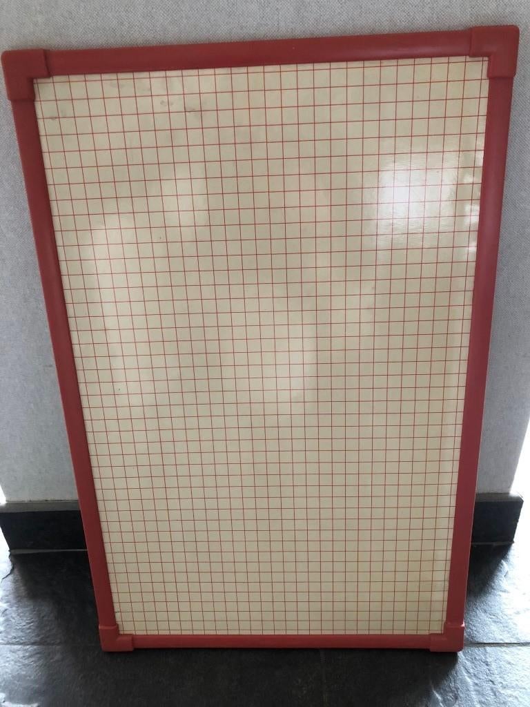 schrijfbord 38 op 58 cm - whiteboard - magneetbord, Ophalen, Magneetbord