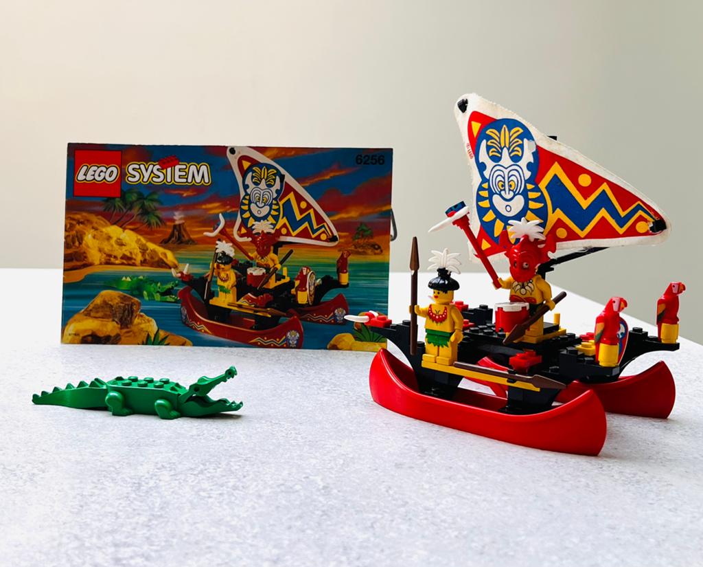 LEGO Pirates Islanders 6256 “Islander Catamaran” - 1994, Compleet, Lego, Zo goed als nieuw, Complete set