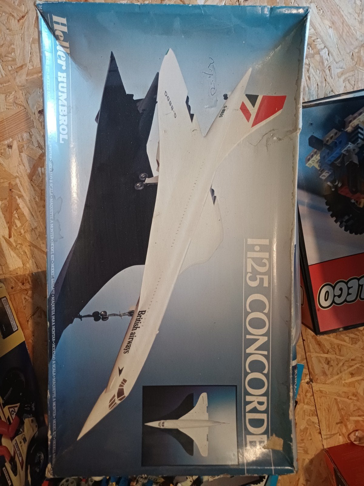 Heller Humbrol 1:125 Concorde British Airways/ Air France, 1:72 tot 1:144, Nieuw, Ophalen of Verzenden, Vliegtuig