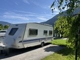 Caravan hobby de luxe easy ULA 540  incl. voortent, 2 aparte bedden, Rondzit, Hobby, Particulier