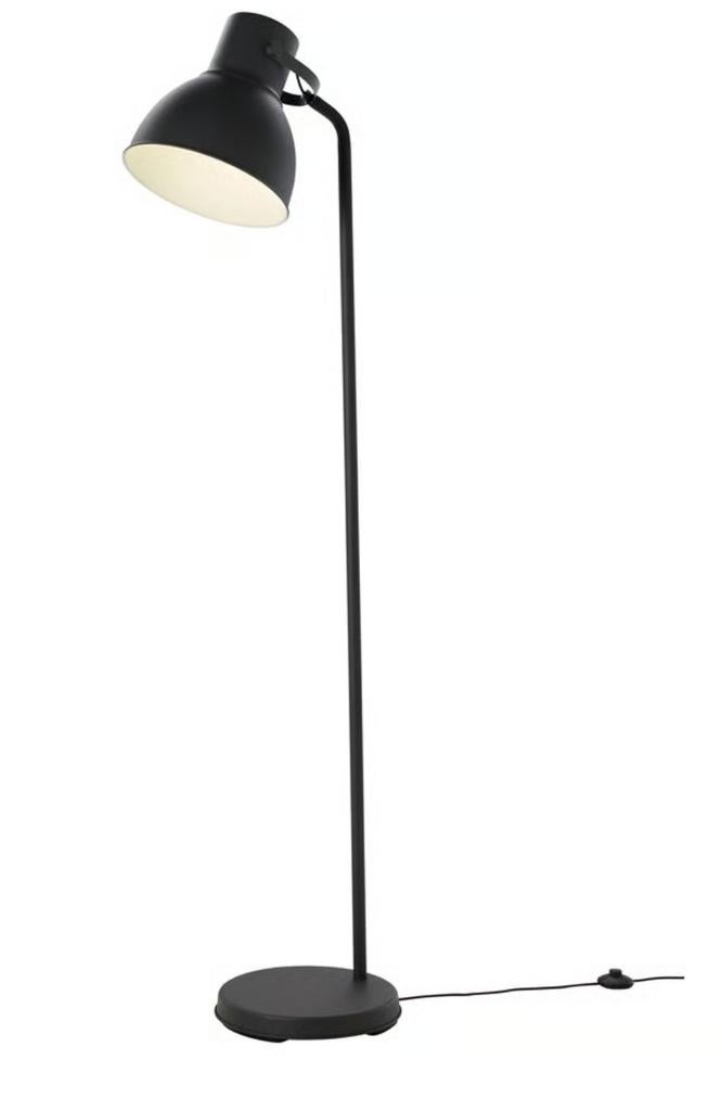 Staande lamp Ikea Hektar middengrijs, Huis en Inrichting, Ophalen, Zo goed als nieuw, Industrieel, 150 tot 200 cm