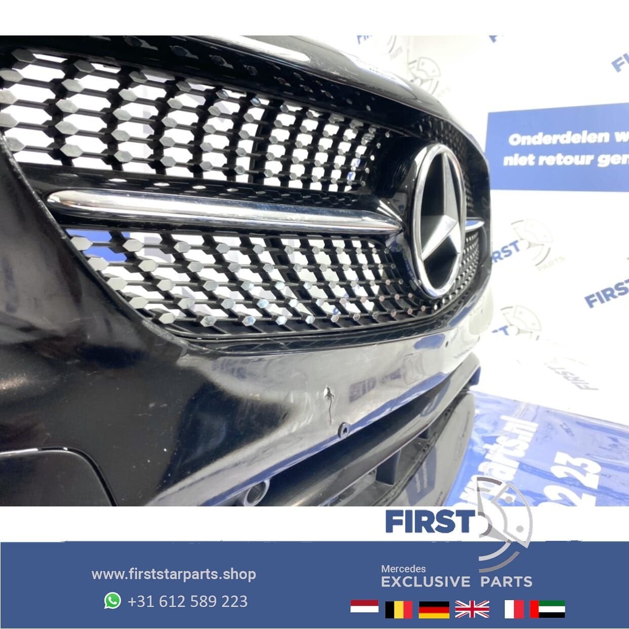 W117 CLA AMG Voorbumper 2018 Facelift Mercedes 2013-2018 zwa, Utilisé, -, Avant, -
