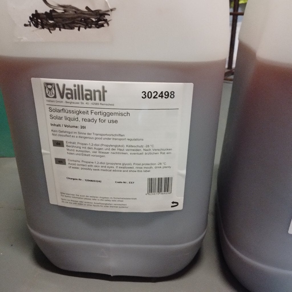 Antigel glycol, Ophalen, Zo goed als nieuw