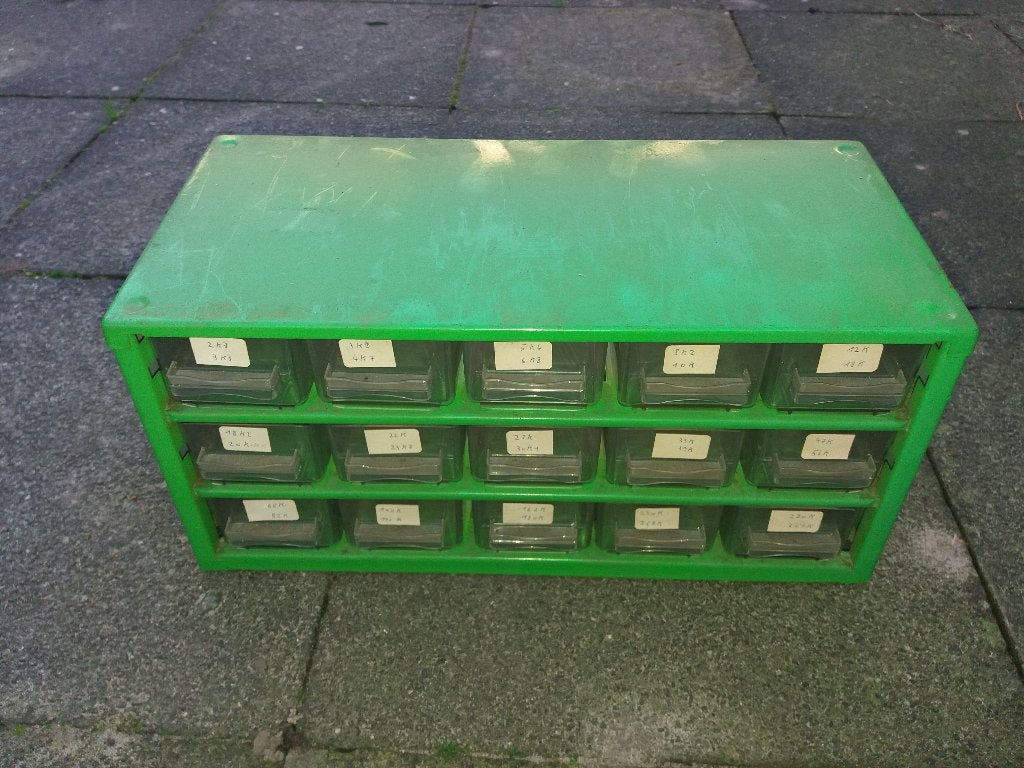 Organizer voor kleine onderdelen klein, Ophalen, Gebruikt
