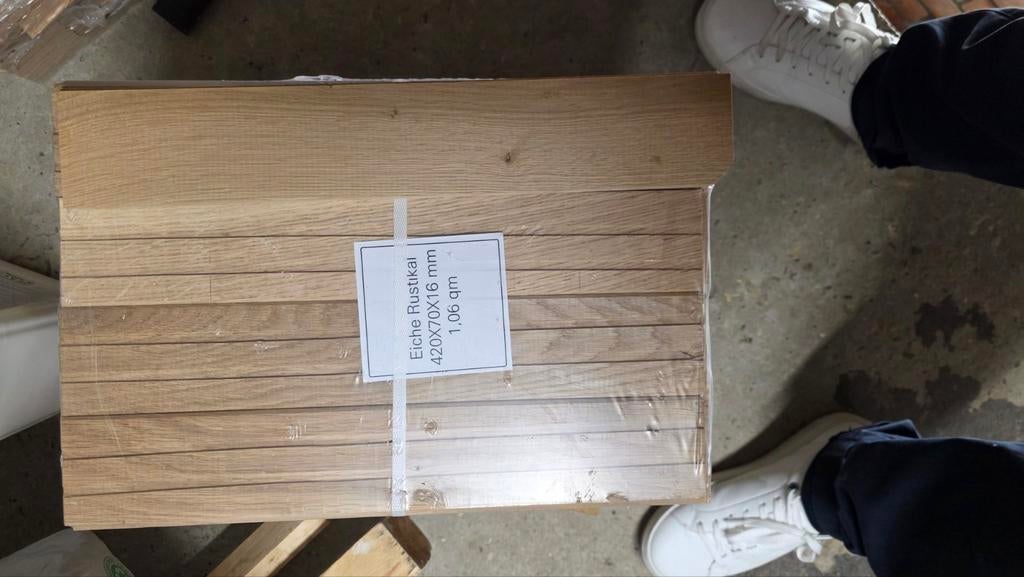 Parket eik, Ophalen, Parket