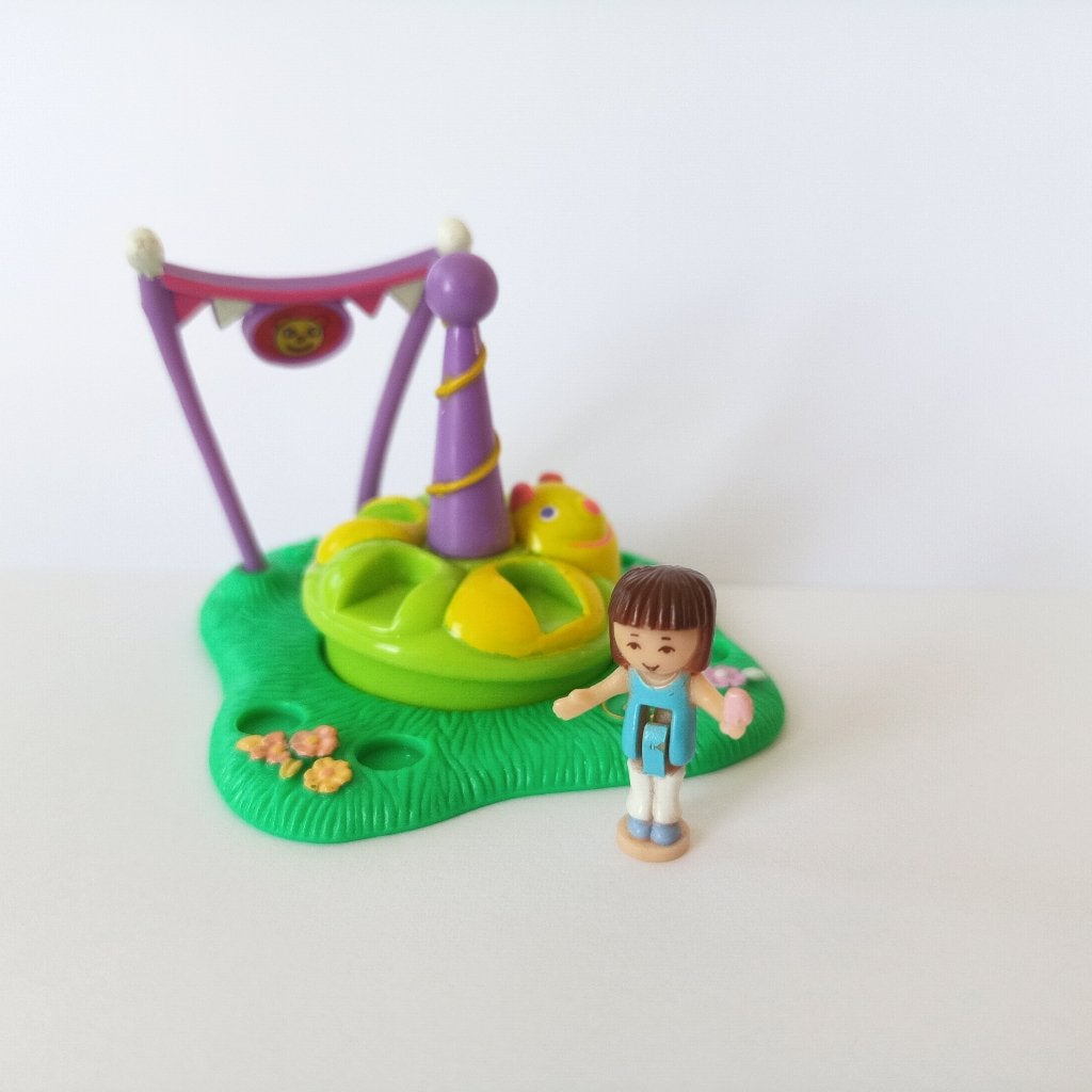 Polly Pocket vintage Silly Spinner Funfair 1996 Bluebird, Enlèvement ou Envoi, Utilisé