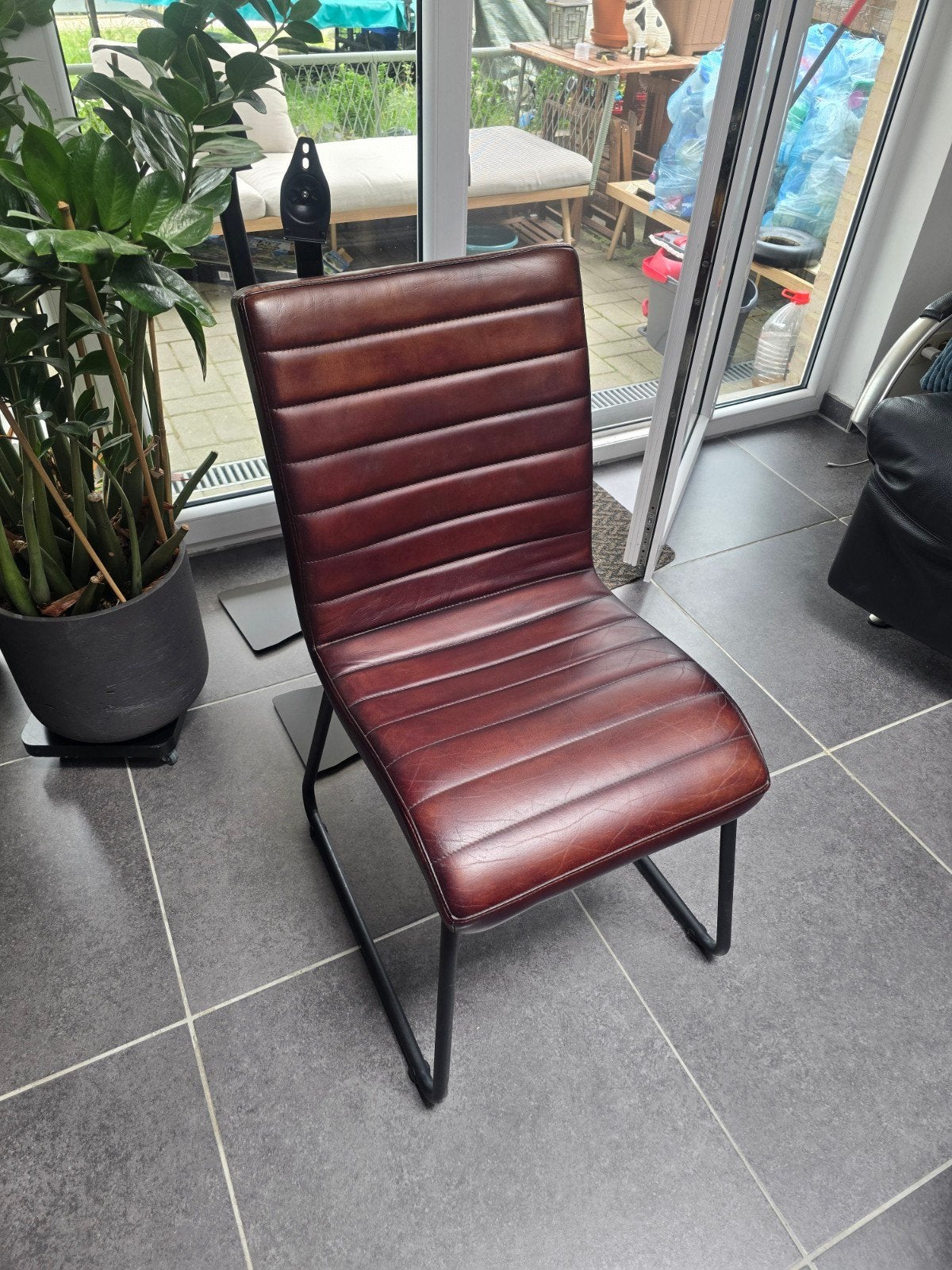 Te koop: lederen stoelen in zeer goede staat., Ophalen