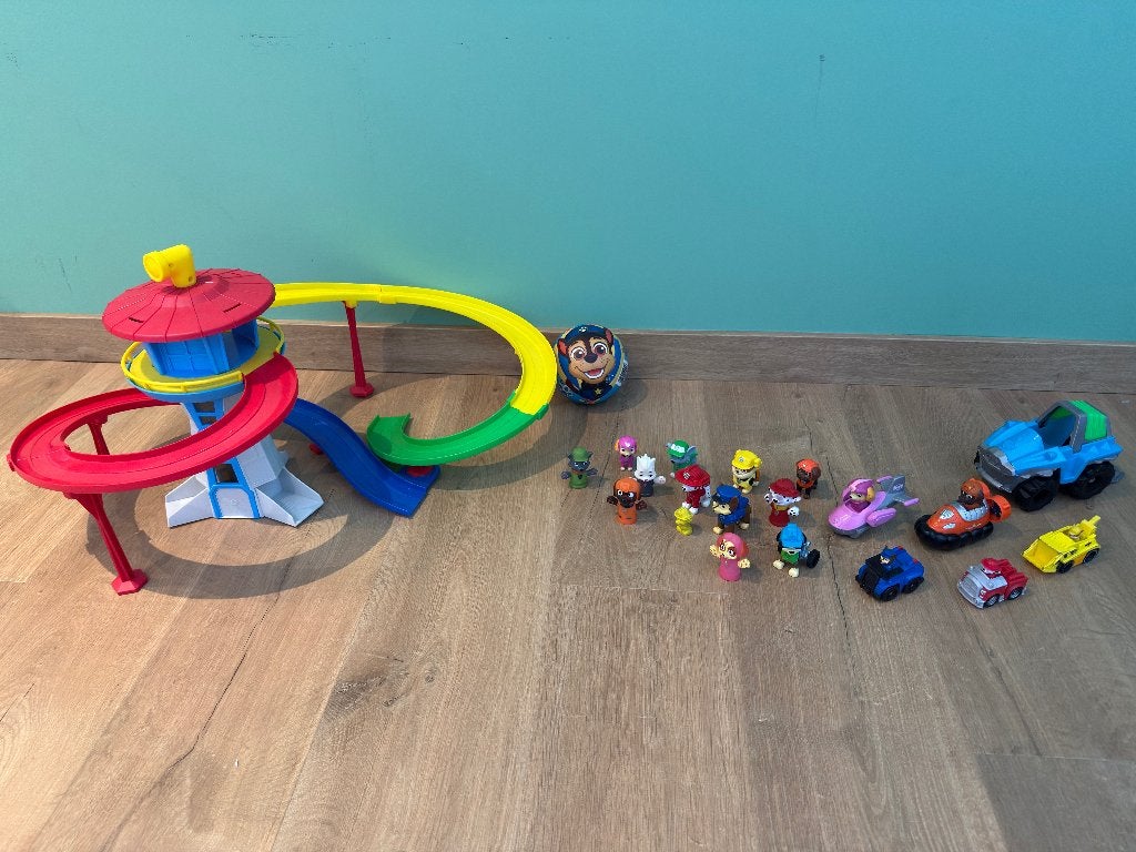 Paw Patrol speelset en figuurtjes, Enlèvement, Utilisé