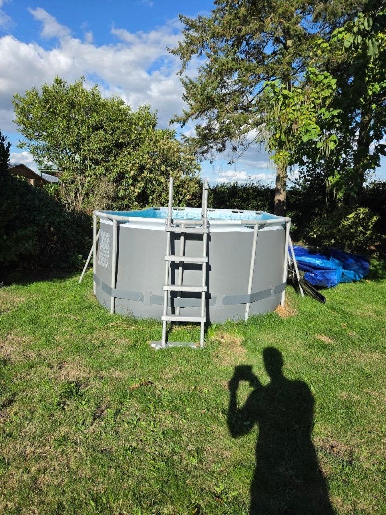 Bestway Power Steel - 549 x 274 x 122 cm, Tuin en Terras, Zwembaden, 200 tot 300 cm, Zo goed als nieuw, Rechthoekig, Ophalen