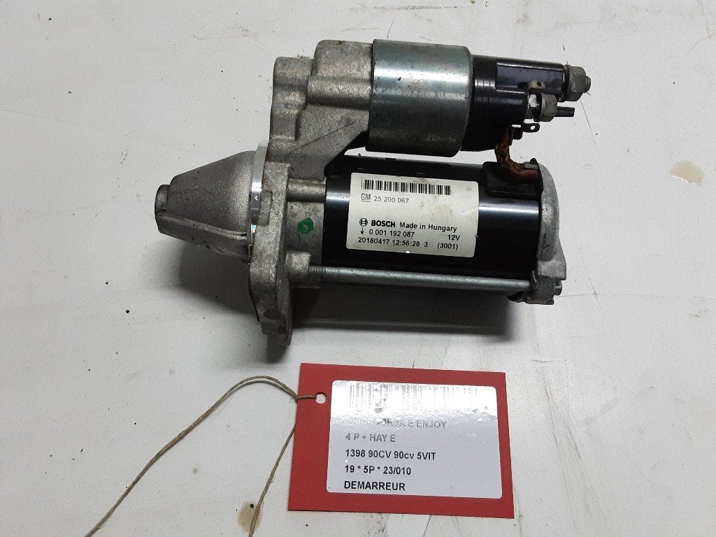 DÉMARREUR Opel Corsa E (01-2014/06-2019) (25200067), Utilisé, Rue de l'Espoir 34 34
4030  GRIVEGNÉE, BE, Info@Collignon.be, Opel