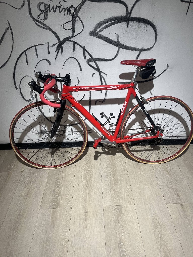 Koersfiets Flanders Carve, Fietsen en Brommers, Gebruikt, Carbon, Heren, Ophalen