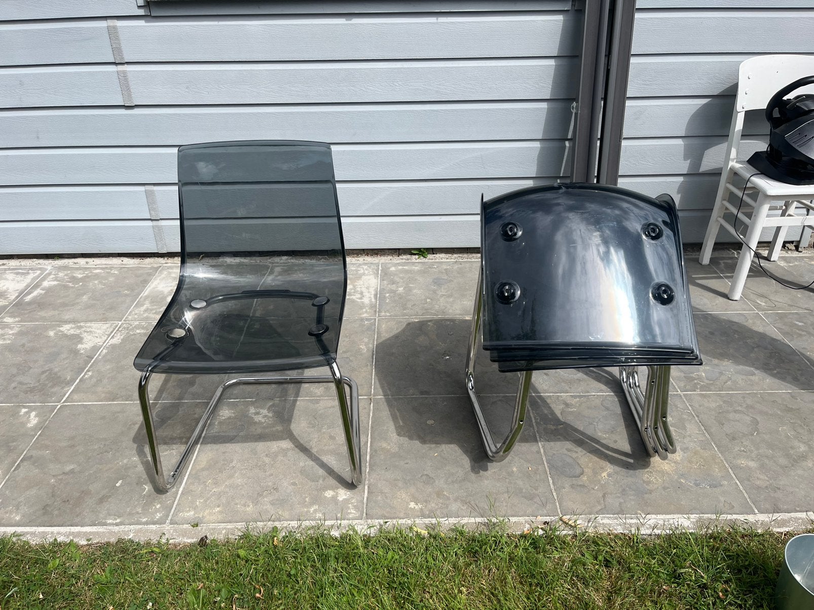 4 stoelen, Huis en Inrichting, Stoelen, Ophalen, Zo goed als nieuw