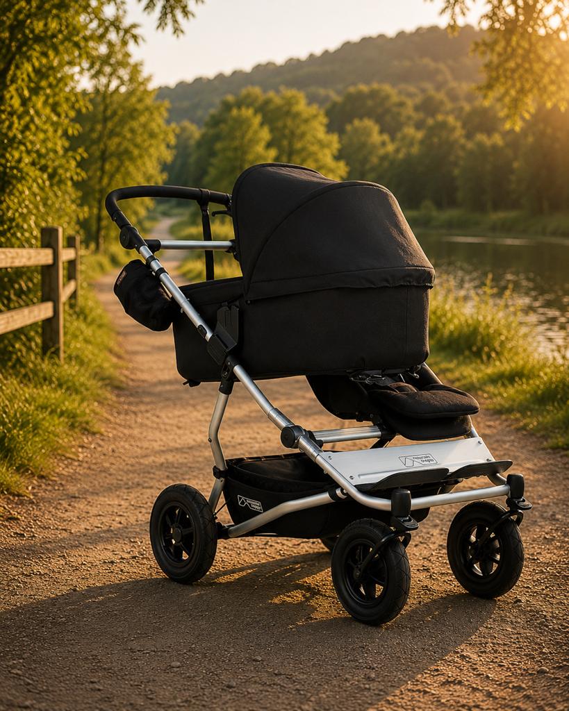 Mountain Buggy Duet 2026 + Reiswieg – Zo goed als nieuw!, Kinderen en Baby's, Ophalen of Verzenden, Zo goed als nieuw