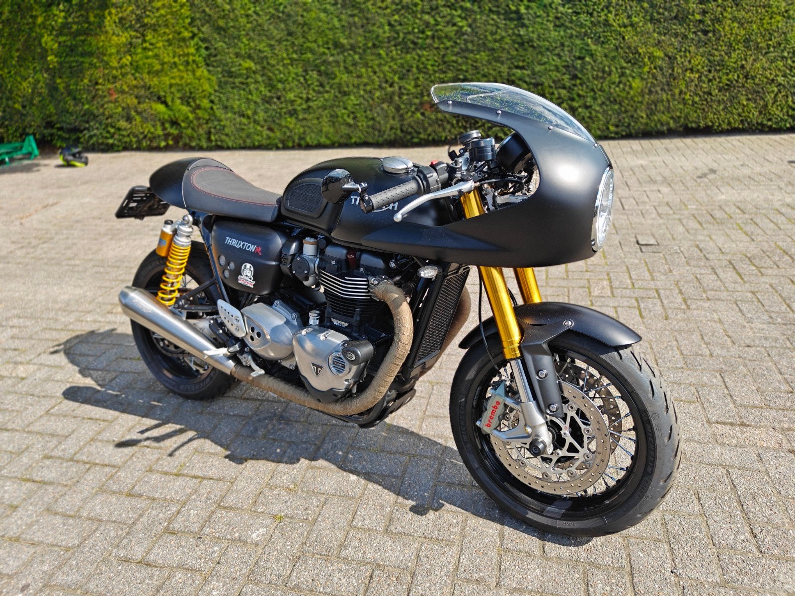 Triumph Thruxton 1200 R 2019 12dkm, Motos, Motos | Triumph, Entreprise, Sport, plus de 35 kW, 2 cylindres, Permis Moto A, ABS