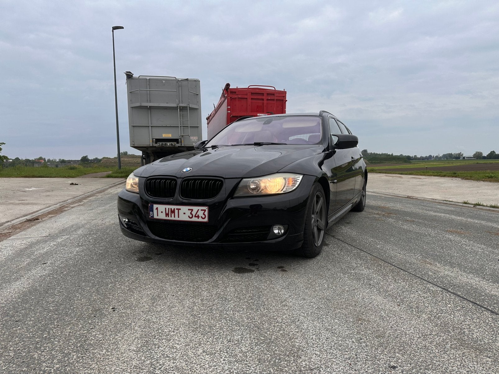 BMW 320d Touring (E91) – 163ch – 2012, Autos, Cuir, Euro 5, Achat, Beige