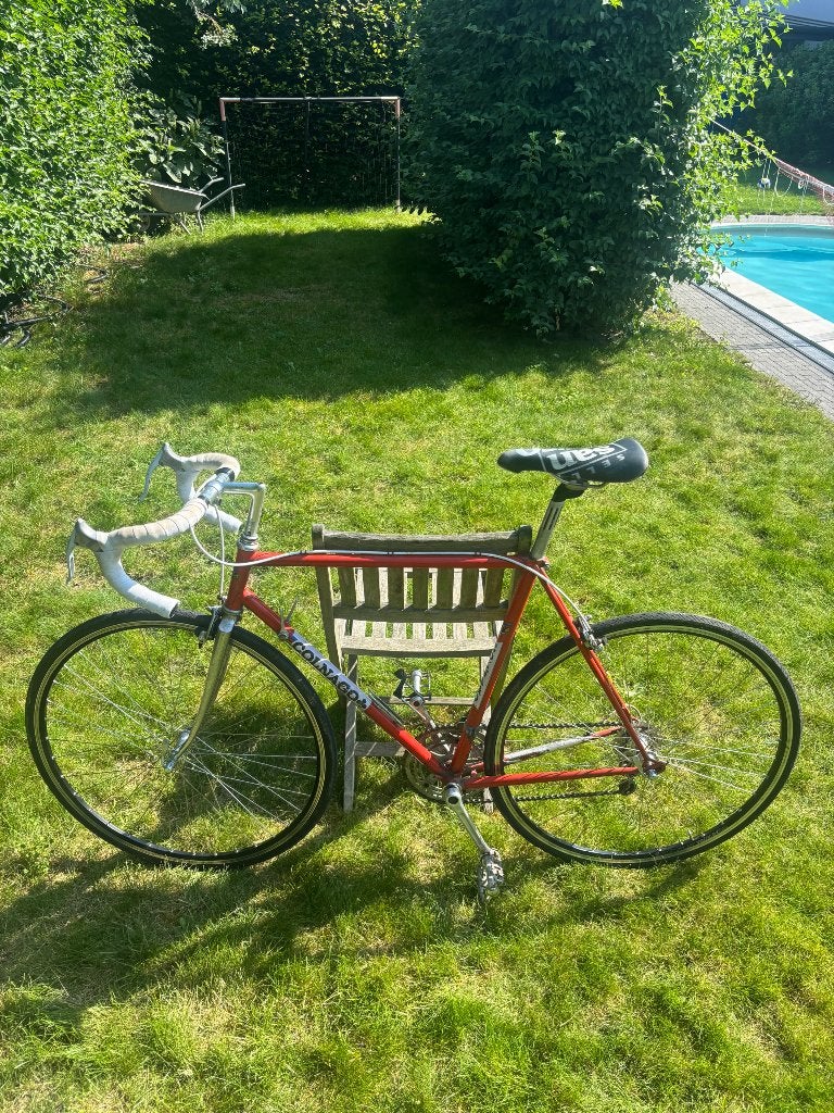 Retro koersfiets, 28 inch, 10 tot 15 versnellingen, Velgrem, Zo goed als nieuw