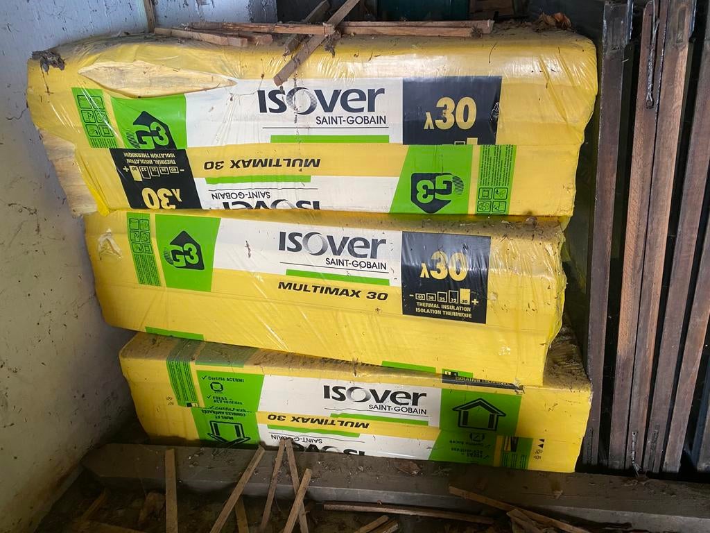 Isover multimax 30, Ophalen, Nieuw, 15 m² of meer, Muurisolatie