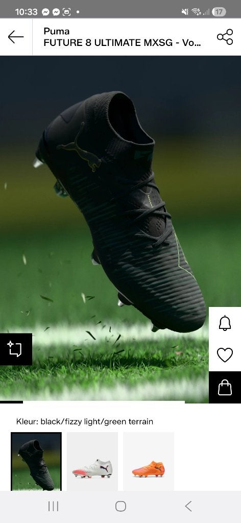 Puma future ultimate MXSG voetbalschoenen maat 42,5 !!, Enlèvement, Comme neuf, Chaussures