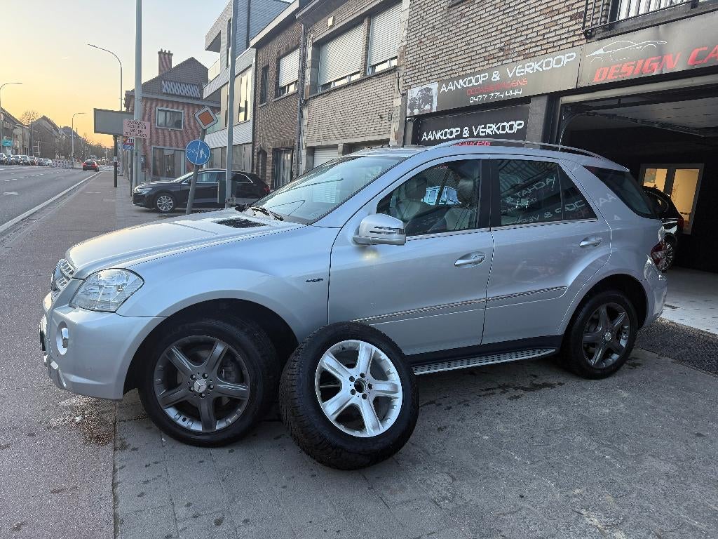 ML 300Cdi jaar 2011 Pack AMG FULL opties 1e Belgische Hand, Auto's, Mercedes-Benz, Automaat, Euro 5, Zwart, Leder
