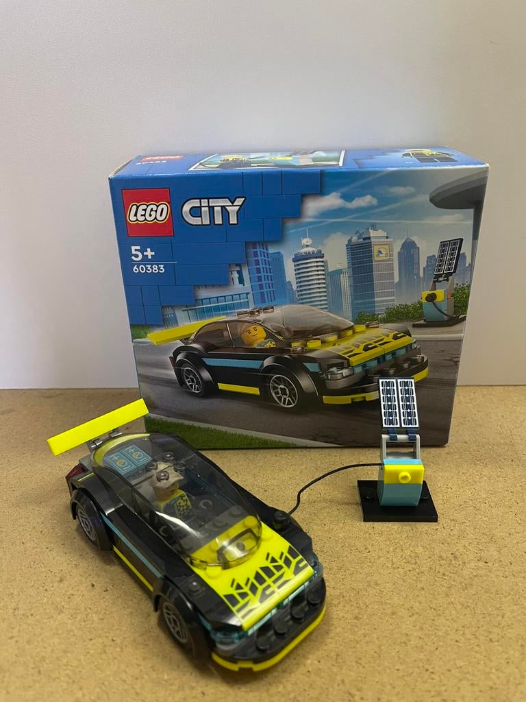 Lego 60383 elektrische sportwagen, Ophalen of Verzenden, Zo goed als nieuw, Compleet, Lego