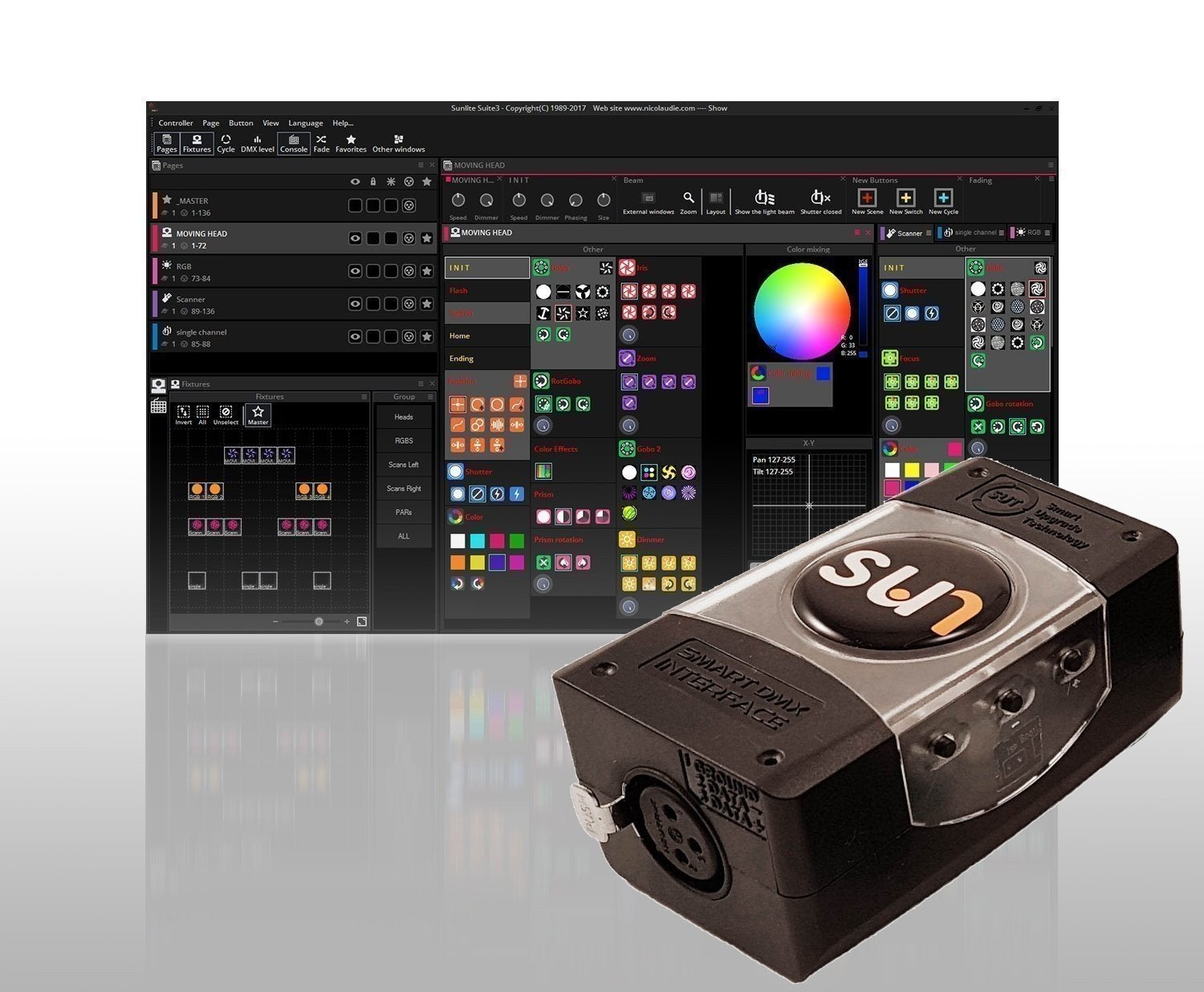 Sunlite BC usb dmx adapter inclusief sunlitesuite software, Musique & Instruments, Enlèvement