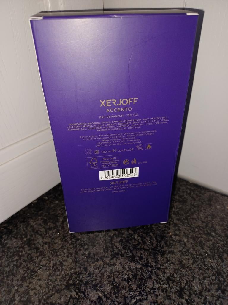 Xerjoff accento luxeparfum, Ophalen