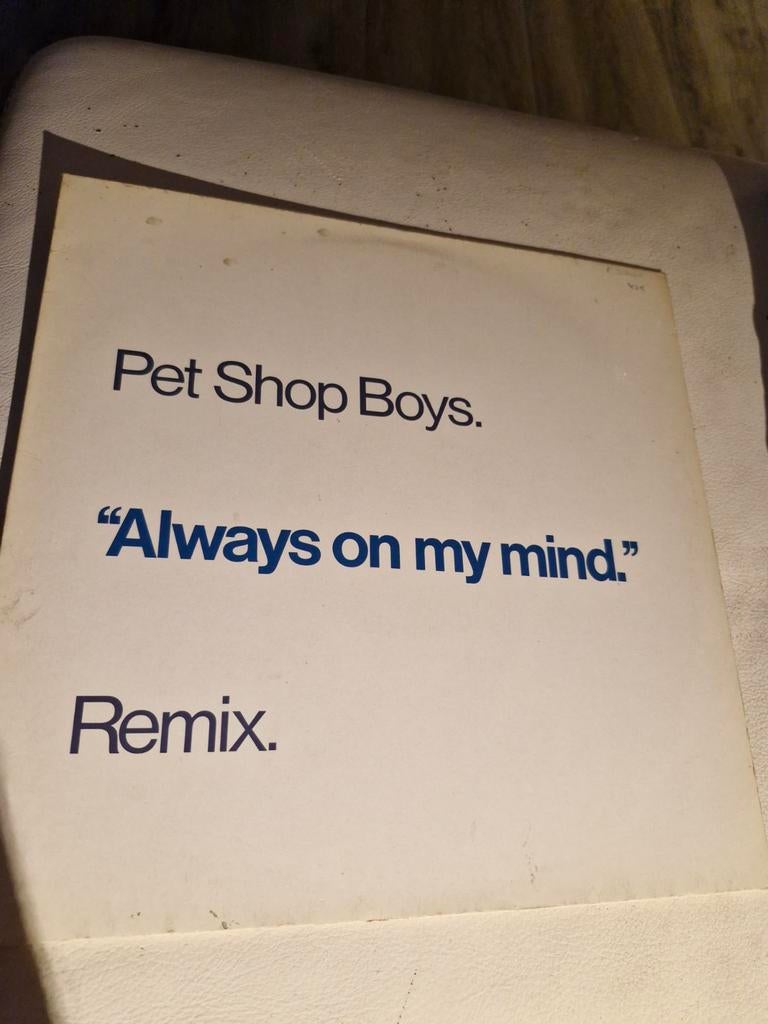 PET SHOP BOYS  ALWAYS ON MY MIND  REMIX, Ophalen of Verzenden
