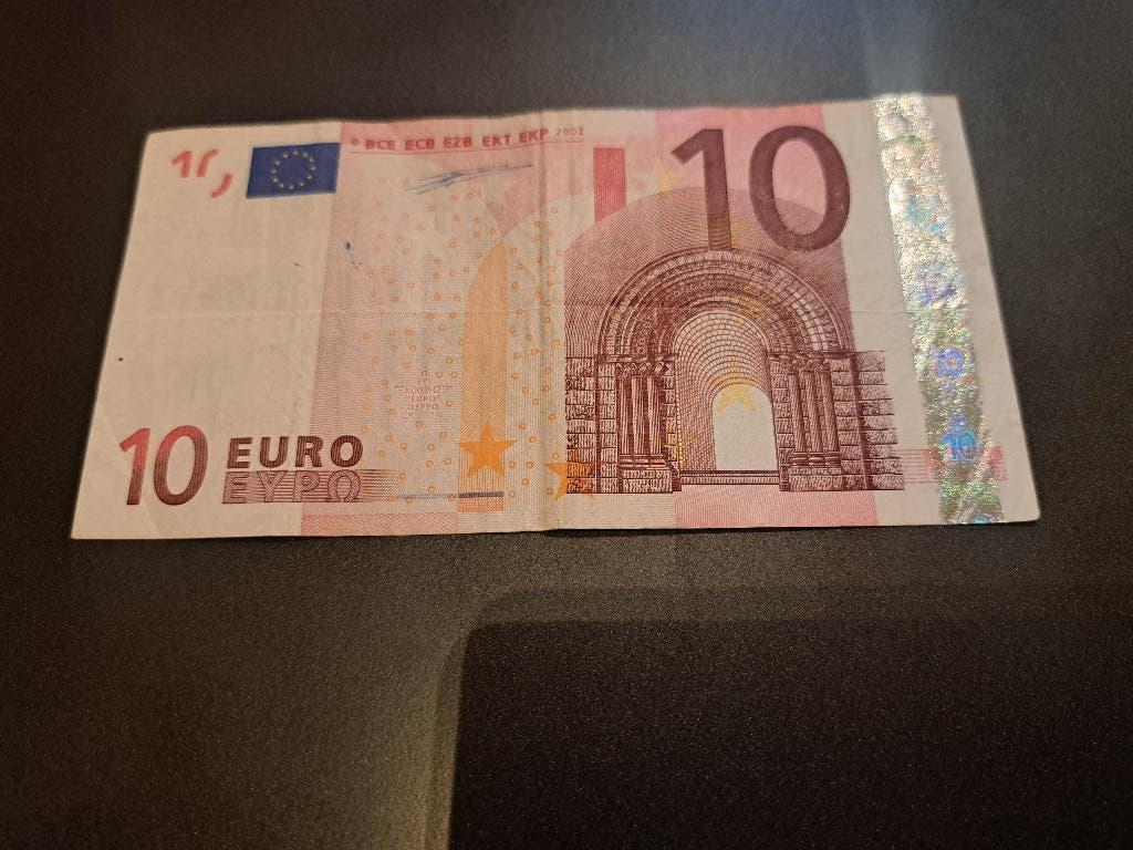 2002 Irlande 10 euros 1ère série Duisenberg code K003, Timbres & Monnaies, Billets de banque | Europe | Euros, Envoi, Irlande