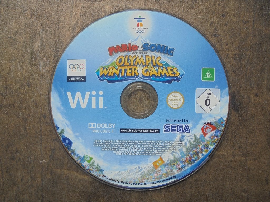 Mario & Sonic At Olympic Winter Games voor Wii (zie foto's), Games en Spelcomputers, Games | Nintendo Wii, Gebruikt, Ophalen of Verzenden