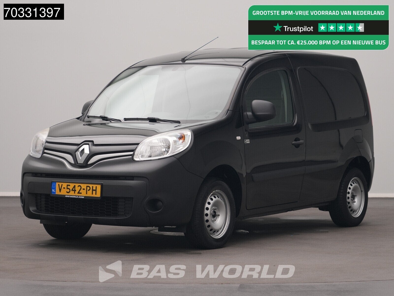 Renault Kangoo 75PK L1H1 Trekhaak Airco Cruise Parkeersensor, Auto's, Bestelwagens en Lichte vracht, 1330 kg, Stof, Euro 6, 4 cilinders