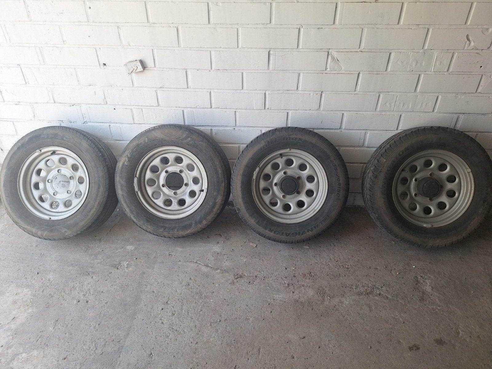 8 Jantes suzuki jimny tôle 15", 15 pouces, 205 mm, Pneus et Jantes