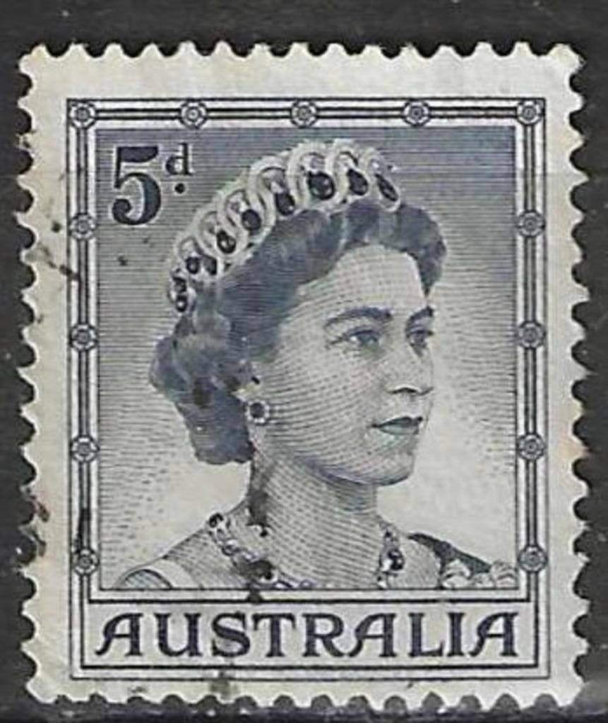 Australie 1959/1961 - Yvert 253 - Reine Elisabeth II (ST), Timbres & Monnaies, Timbres | Océanie, Envoi, Affranchi