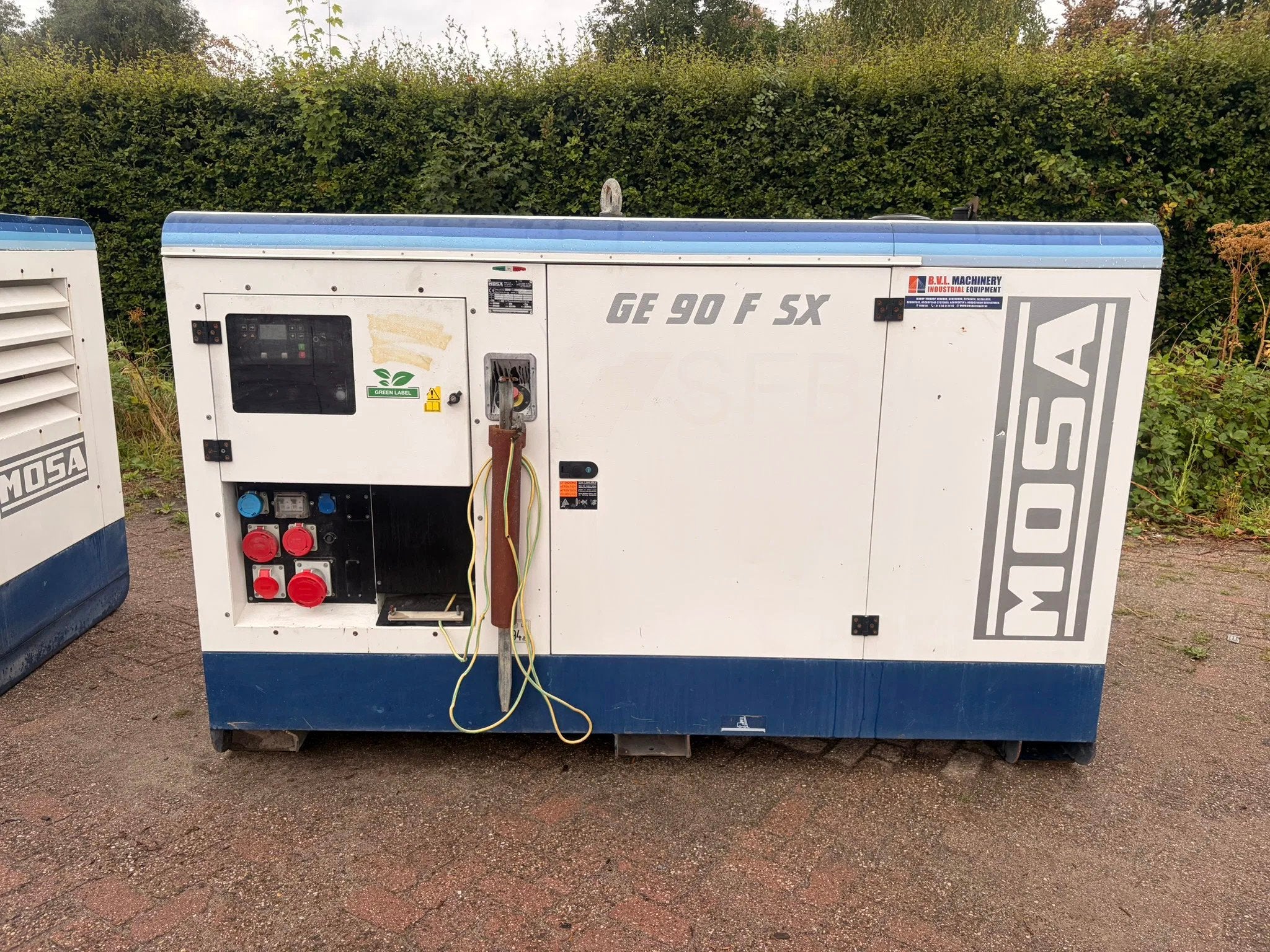MOSA GE 90 F SX Iveco FPT aggregaat generatorsets BJ2021