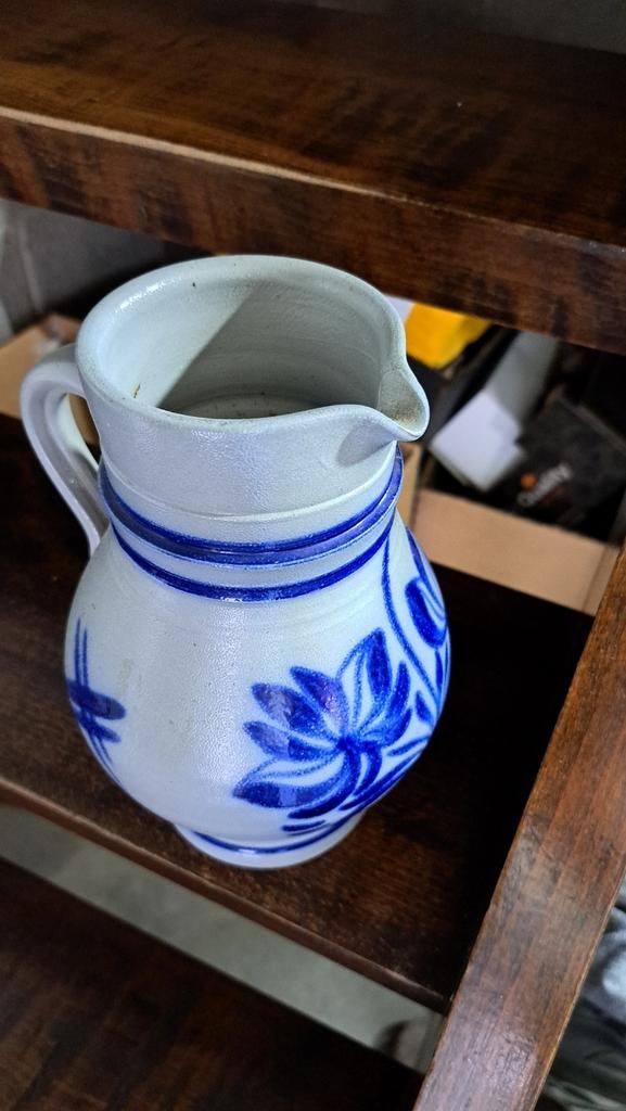 Oude melkpot/ roomkan, Ophalen