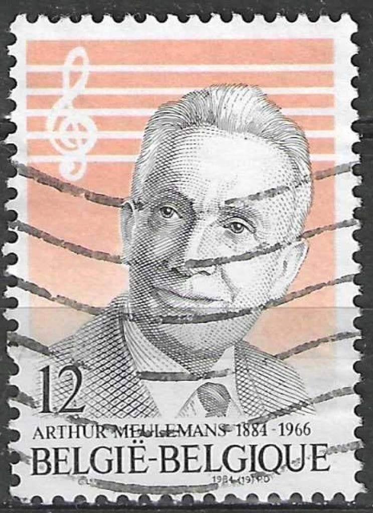 Belgique 1984 - Yvert/OBP 2154 - Arthur Meulemans (ST), Timbres & Monnaies, Timbres | Europe | Belgique, Envoi, Affranchi, Oblitéré