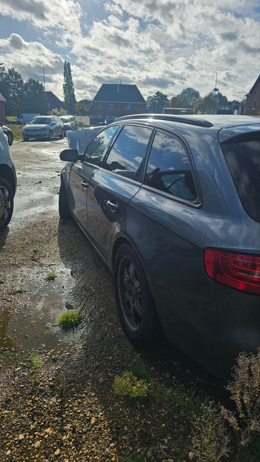 audi a4 ongeval wagen zo meenemen, Auto's, Voorwielaandrijving, Zwart, A4, Leder