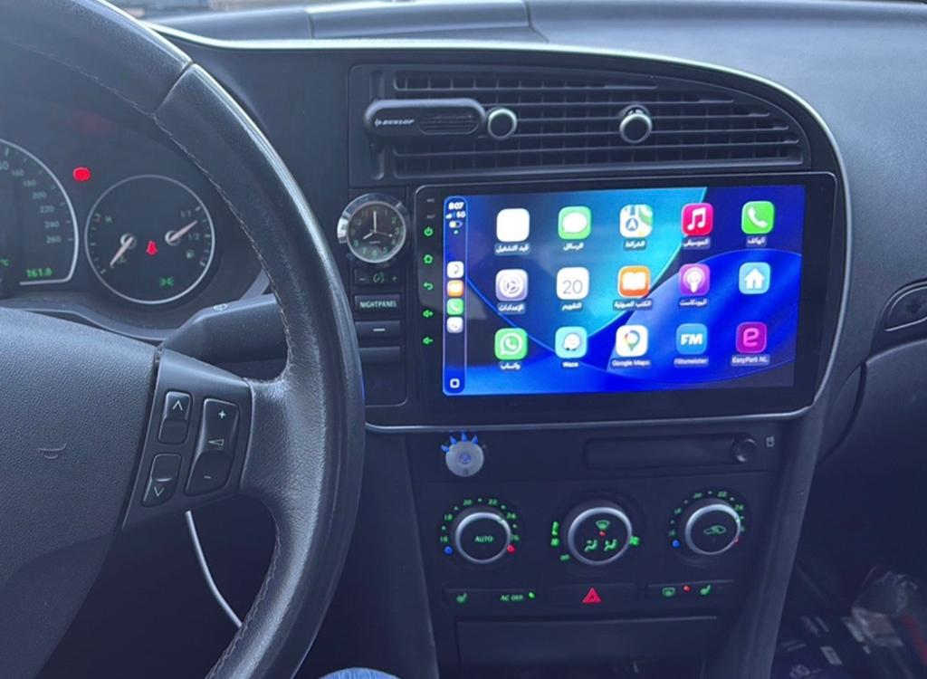 Autoradio Saab 9-3 bluetooth bellen carplay Android, Ophalen, Zo goed als nieuw
