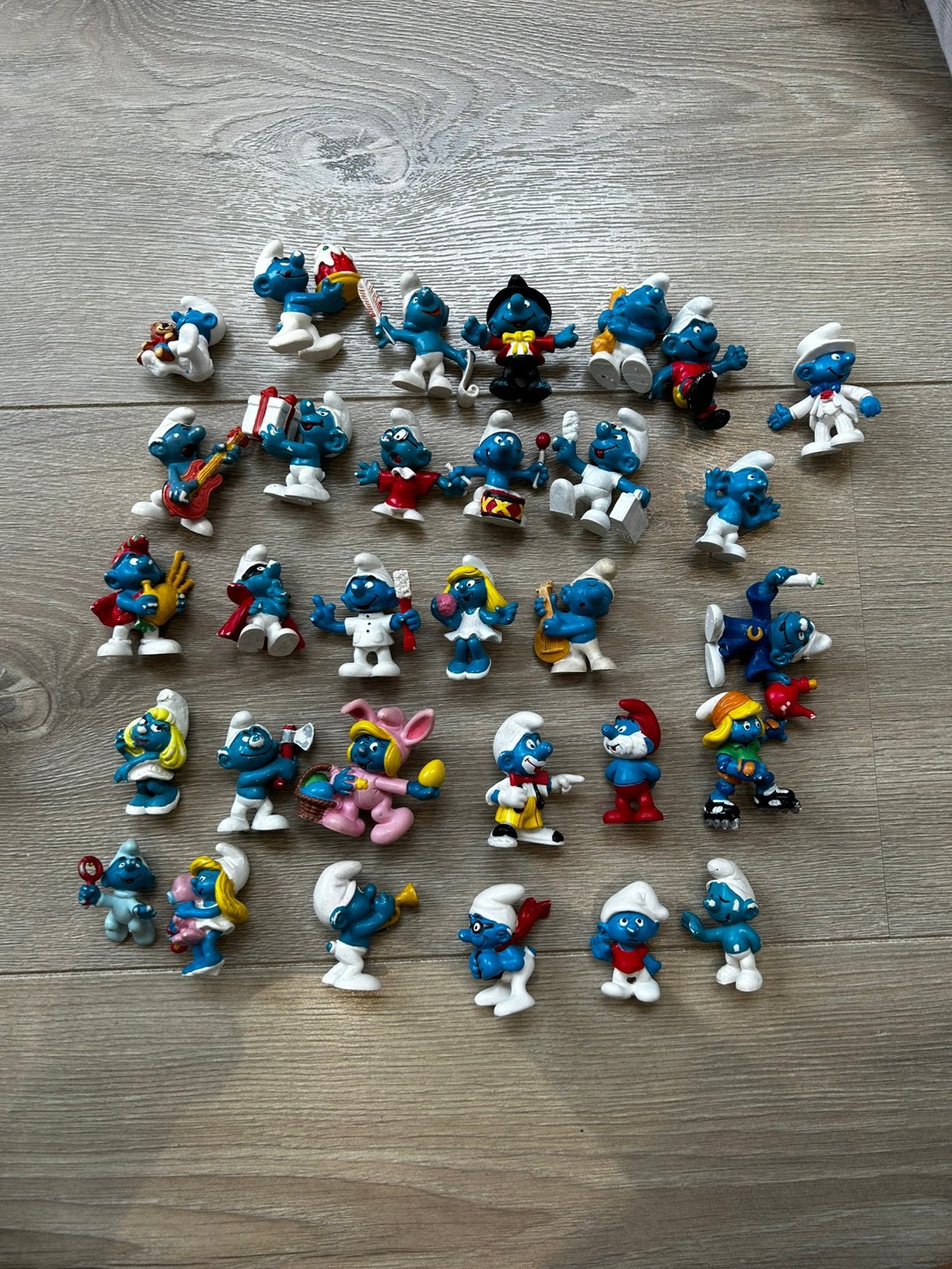 Lot de 63 figurines Schtroumpfs, Enlèvement ou Envoi, Comme neuf