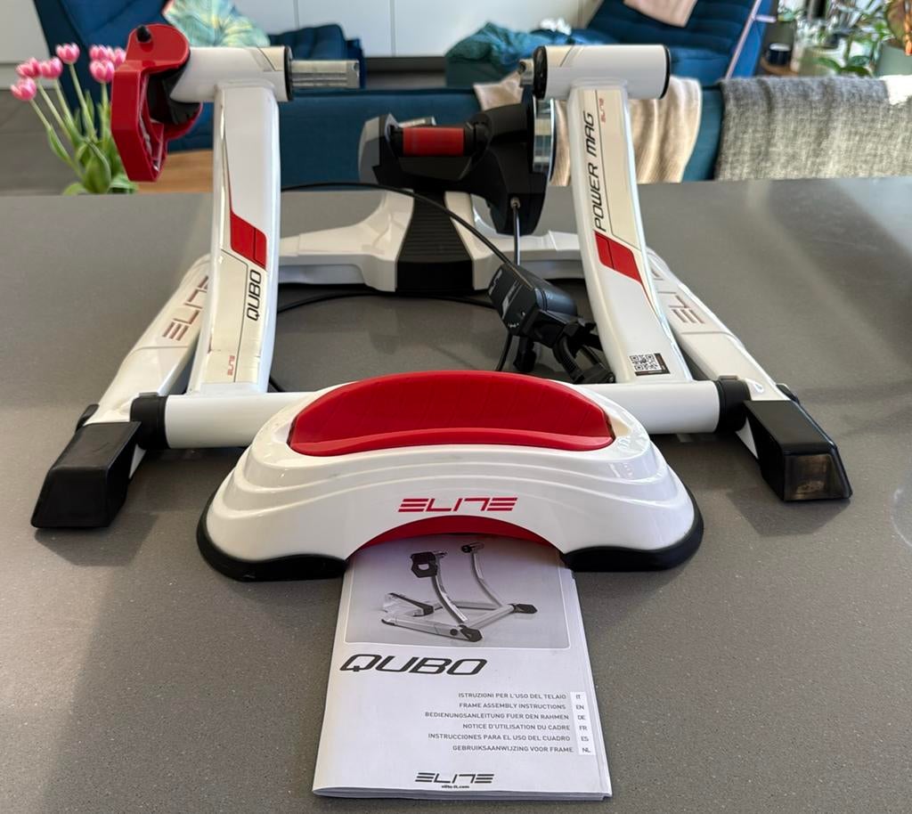 Fietstrainer Elite QUBO Digital Power Mag, Sport en Fitness, Ophalen, Zo goed als nieuw