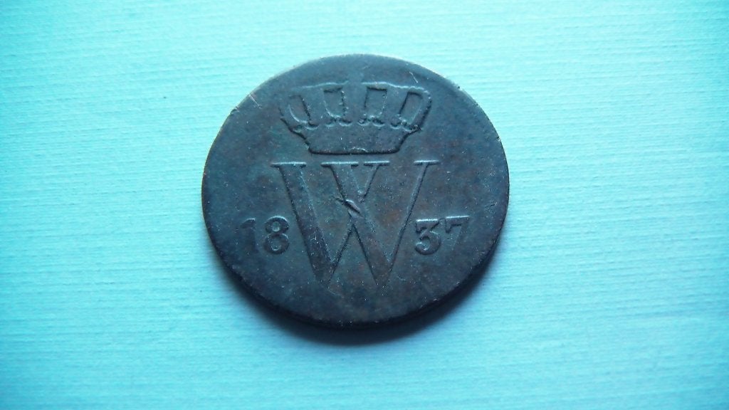 pays-bas 1 cent 1837, Enlèvement