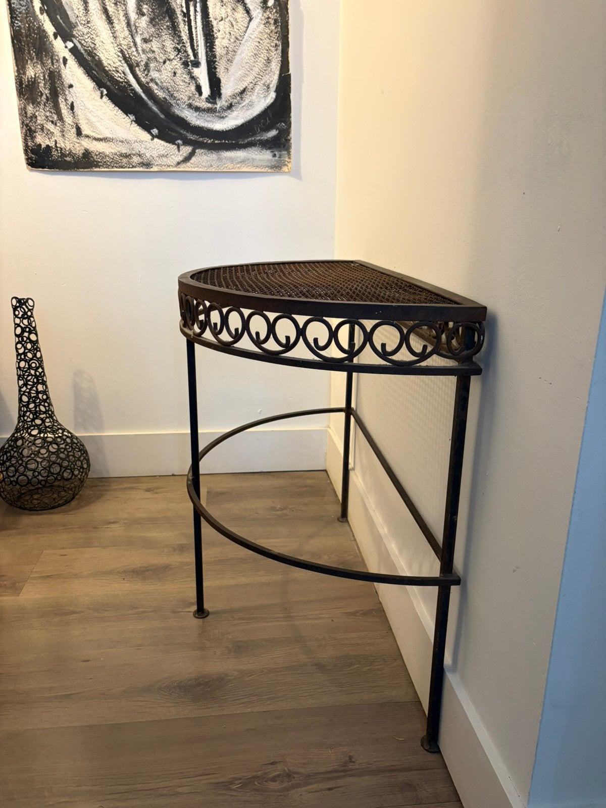 Table en fer forgé, Enlèvement, Comme neuf