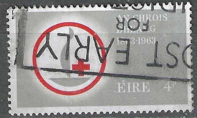 Irlande 1963 - Yvert 161 - 100 ans de la Croix-Rouge (ST), Timbres & Monnaies, Timbres | Europe | Royaume-Uni, Affranchi, Envoi