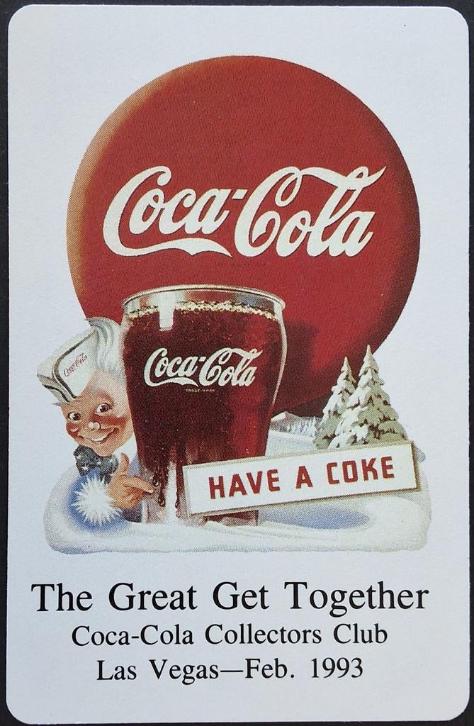 1 Speelkaart  Coca Cola, Ophalen of Verzenden