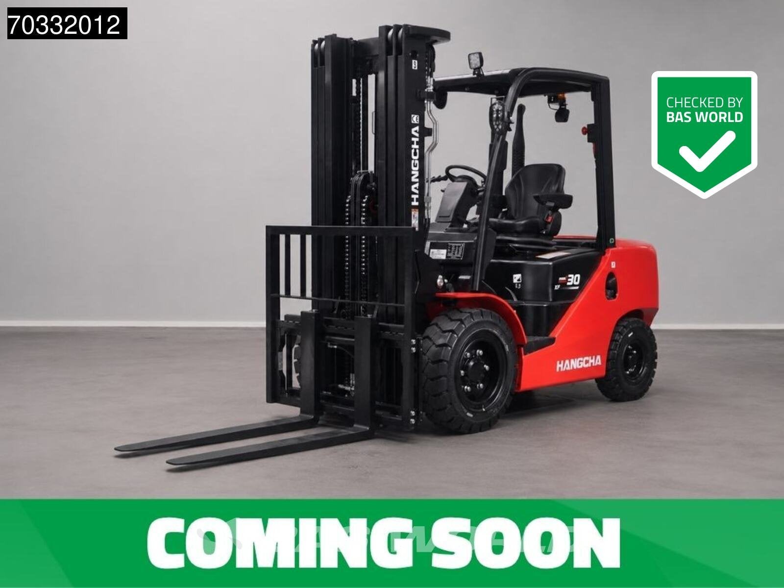 Hangcha CPCD30 FACTORY WARRANTY – KUBOTA ENGINE - CE, Diesel, Chariot élévateur, Hangcha