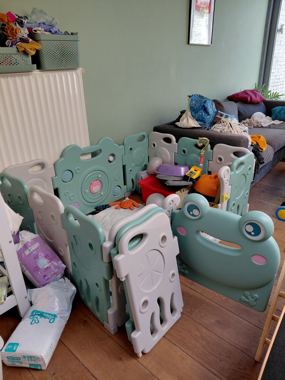 Grote opvouwbare babybox in goede staat, Kinderen en Baby's, Babyparken, Ophalen