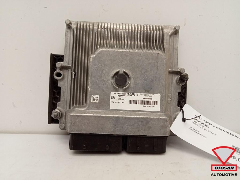 Opel Corsa F 2019+ ECU Motormanagement 9834609880, Gebruikt, Opel Automobile GmbH, Kontakt@opel-infoservice.de, Opel