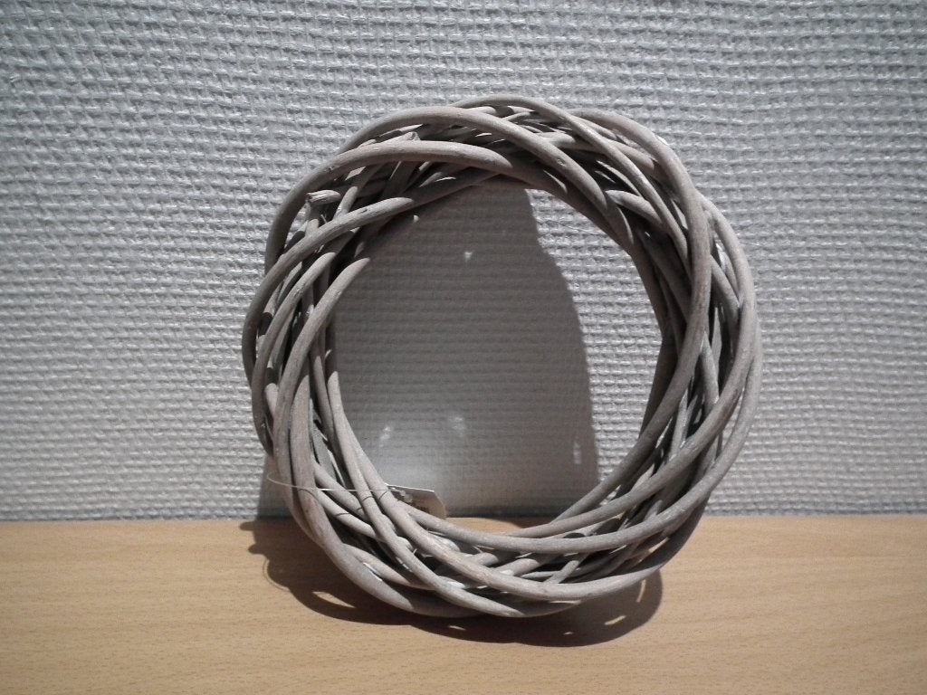 Kroon diameter 20 cm (Casa) nieuw, Huis en Inrichting, Verzenden, Krans, Rotan, 20 cm