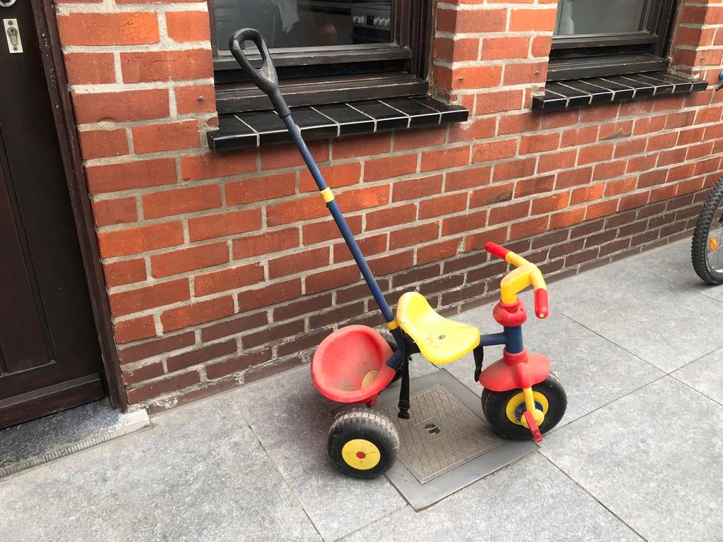Kinderfiets babyfiets 3 wieler, Ophalen, Gebruikt, Duwstang