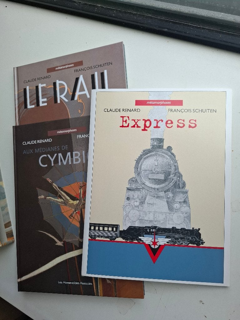 COFFRET SCHUITEN 2 VOLUMES + PORFOLIO"EXPRESSE" TTBE, Plusieurs BD, Enlèvement ou Envoi, Comme neuf